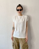 White Buttons Top #250427